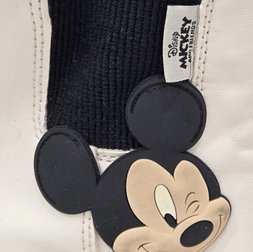 Zara Mickey Mouse Boots Side Zip Platform Lug Sole Size EU 36/US 5.5 Women's - Picture 8 of 15